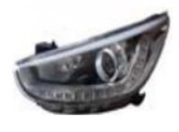 SOLARIS ФАРА ЛЕВ ЛИНЗОВАН +- КОРРЕКТОР DRL( ХОД. ОГНИ) (Китай) BODYPARTS hnsol11-004-l