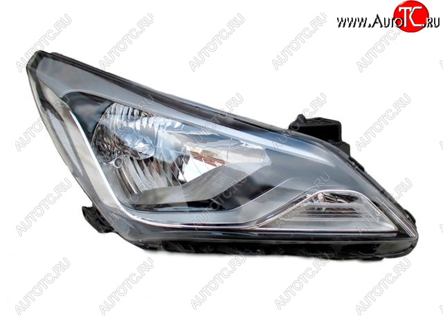 11 349 р. Правая фара (под корректор) DEPO  Hyundai Solaris  RBr (2014-2017) седан рестайлинг  с доставкой в г. Керчь