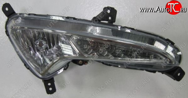 3 799 р. Правая противотуманная фара (диодная) BODYPARTS  Hyundai Solaris  RBr (2014-2017) седан рестайлинг  с доставкой в г. Керчь