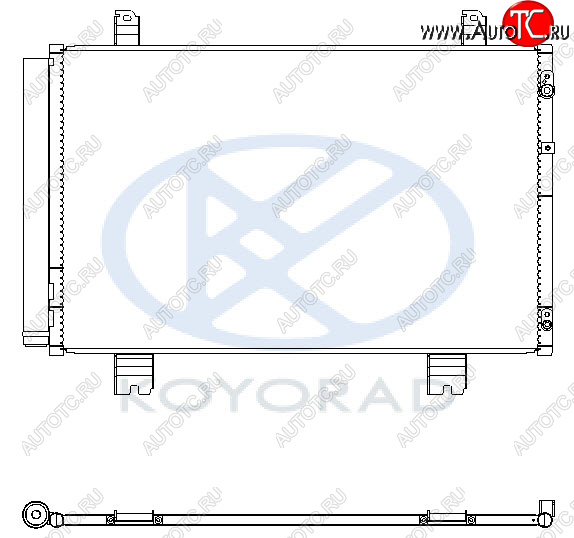 6 999 р. LS460600hL КОНДЕНСАТОР КОНДИЦ (KOYO) KOYORAD lxls407-930  с доставкой в г. Керчь