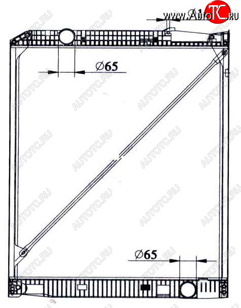 29 999 р. ACTROS (950 x 818 mm) РАДИАТОР ОХЛАЖДЕН (см.каталог) BODYPARTS mdact96-910  с доставкой в г. Керчь