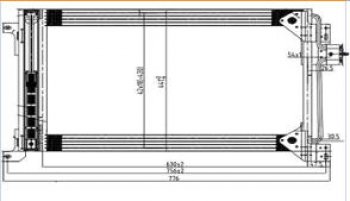 STRALIS КОНДЕНСАТОР КОНДИЦ (см.каталог) BODYPARTS ivstr03-930