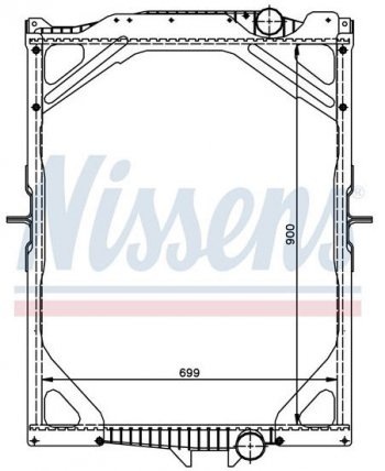 FHFM (900 x 728 mm) РАДИАТОР ОХЛАЖДЕН (см.каталог) BODYPARTS vv0fh97-910