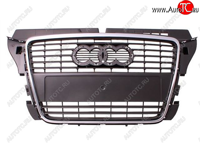 11 599 р. AUDI A3 РЕШЕТКА РАДИАТОРА С ХРОМ МОЛДИНГ (Тайвань) TYG ai0a308-100  с доставкой в г. Керчь