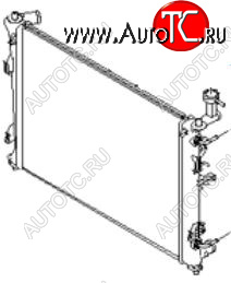 8 349 р. CERATO РАДИАТОР ОХЛАЖДЕН AT BODYPARTS kacet09-910  с доставкой в г. Керчь