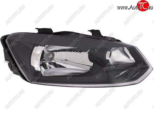 8 549 р. Правая фара (c электрокорректором) DEPO  Volkswagen Polo  5 (2009-2015) седан дорестайлинг  с доставкой в г. Керчь