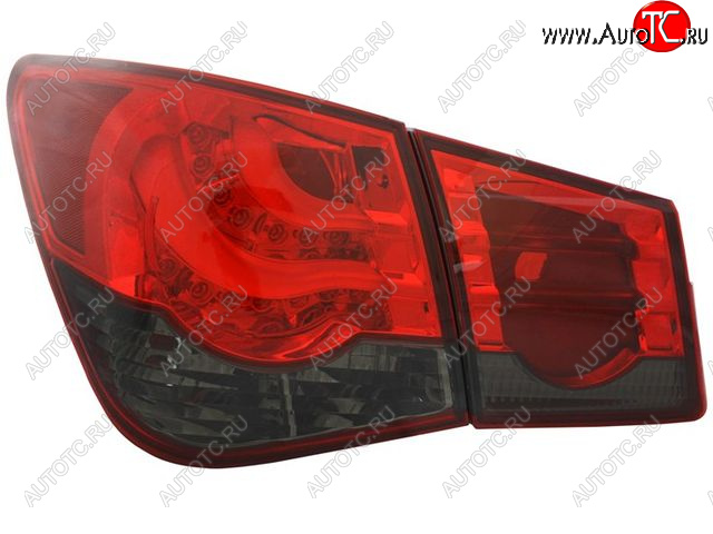 26 749 р. CRUZE ФОНАРЬ ЗАДН ВНЕШН+ВНУТР Л+П (КОМПЛЕКТ) ТЮНИНГ С ДИОД (EAGLE EYES) КРАСН-ТОНИР EAGLE EYES cvcrz09-760rt-n  с доставкой в г. Керчь