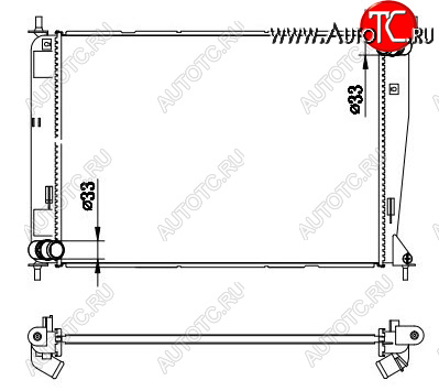 5 199 р. SOUL РАДИАТОР ОХЛАЖДЕН 2 MT BODYPARTS kasol10-912  с доставкой в г. Керчь