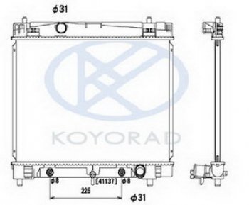 6 849 р. YARIS РАДИАТОР ОХЛАЖДЕН AT (KOYO) KOYORAD tyyas06-911  с доставкой в г. Керчь. Увеличить фотографию 1