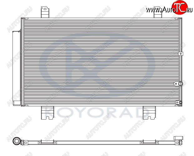 7 349 р. GS300 КОНДЕНСАТОР КОНДИЦ (KOYO) KOYORAD lx30005-930  с доставкой в г. Керчь