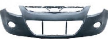I20 БАМПЕР ПЕРЕДН С ОТВ ППРОТИВОТУМ (Китай) BODYPARTS hni2009-162