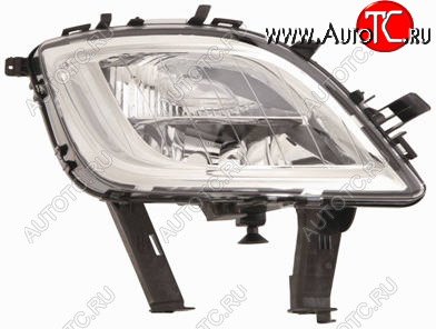 4 649 р. Противотуманная фара правая DEPO  Opel Astra  J (2012-2015) седан рестайлинг (хром)  с доставкой в г. Керчь