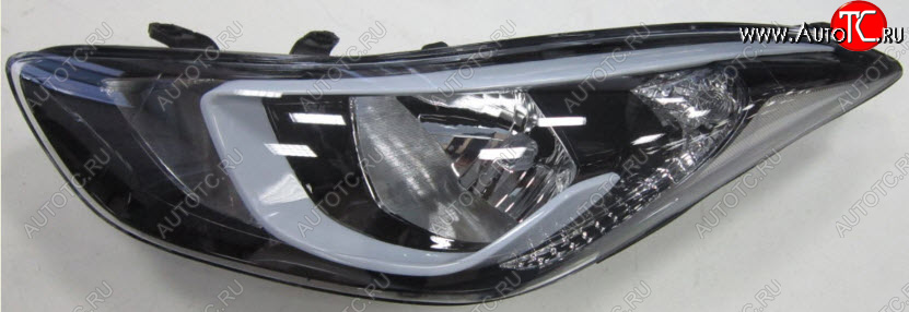 5 899 р. Левая фара (корректор) BODYPARTS  Hyundai Elantra  MD (2013-2016) рестайлинг  с доставкой в г. Керчь