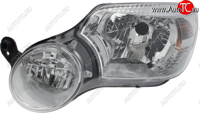 11 999 р. Левая фара (с электрокорректором, с противотум) BodyParts  Skoda Yeti (2009-2013)  с доставкой в г. Керчь