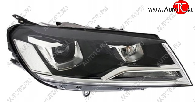 29 199 р. Правая фара (c электрокорректором, ксенон) DEPO Volkswagen Touareg NF рестайлинг (2014-2018)  с доставкой в г. Керчь