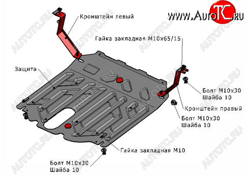 1 789 р. SANTA FE ЗАЩИТА ПОДДОНА ДВИГАТЕЛЯ + КПП , С КРЕПЛЕН , 2.2 , 2.4 , СТАЛЬН BODYPARTS hnsfe12-9f0  с доставкой в г. Керчь