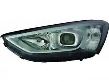 Левая фара (корректор, линзован) BODYPARTS Hyundai Santa Fe  DM (2012-2016) дорестайлинг