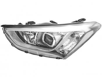 Левая фара (под корректор, диодная) BodyParts Hyundai Santa Fe  DM (2012-2016) дорестайлинг