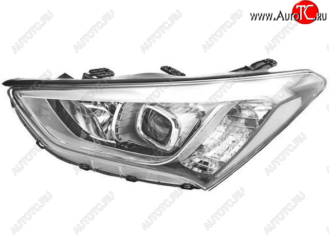 20 599 р. Левая фара (под корректор, диодная) BodyParts  Hyundai Santa Fe  DM (2012-2016) дорестайлинг  с доставкой в г. Керчь