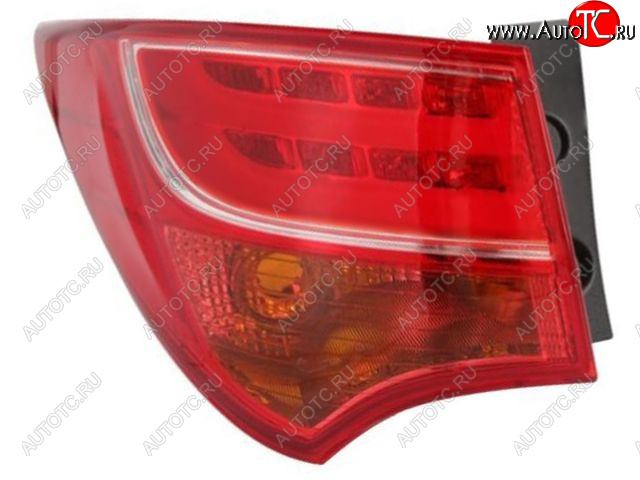 17 449 р. Левый фонарь (диодная) DEPO  Hyundai Santa Fe  DM (2012-2016) дорестайлинг  с доставкой в г. Керчь