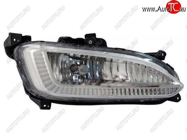 8 699 р. Правая противотуманная фара (диодная) BODYPARTS  Hyundai Santa Fe  DM (2012-2016) дорестайлинг  с доставкой в г. Керчь