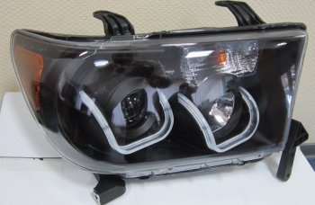 37 599 р. SEQUOIA {TUNDRA} ФАРА Л+П (КОМПЛЕКТ) ТЮНИНГ ЛИНЗОВАН С СВЕТЯЩ ОБОДК , ДИОД (EAGLE EYES) ВНУТРИ ЧЕРН EAGLE EYES tyset07-000b-n  с доставкой в г. Керчь. Увеличить фотографию 1