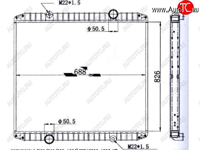 12 799 р. PREMIUM (826 x 688 mm) РАДИАТОР ОХЛАЖДЕН BODYPARTS rnpre96-911  с доставкой в г. Керчь