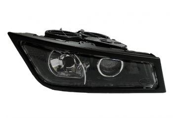 Противотуманная фара правая DEPO Volvo FH 12 2-ое поколение (2002-2012) (черная)
