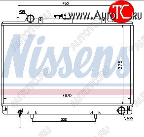 6 599 р. L200 (НЕ ТУРБО) РАДИАТОР ОХЛАЖДЕН MT 2.5 (дизель) BODYPARTS mb20096-910  с доставкой в г. Керчь