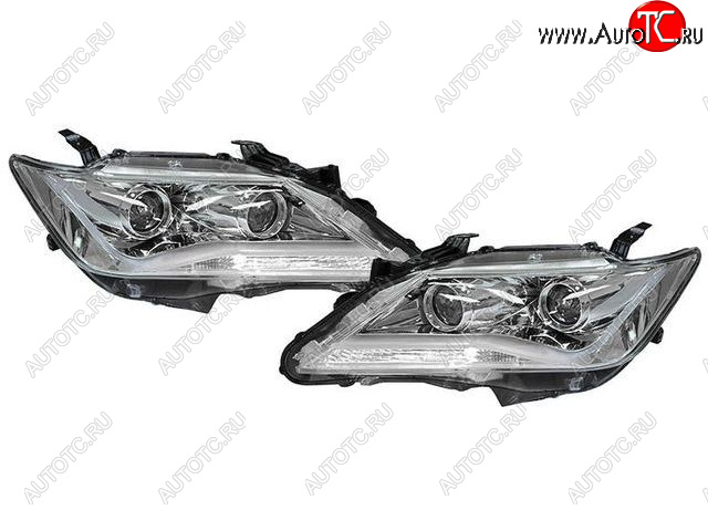 32 999 р. CAMRY ФАРА Л+П (КОМПЛЕКТ) ТЮНИНГ ЛИНЗОВАН (DEVIL EYES) С СВЕТЯЩ.СЕКЦИЯМИ РЕГ.МОТОР (EAGLE EYES) ВНУТРИ ХРОМ EAGLE EYES tycam11-004h-n  с доставкой в г. Керчь