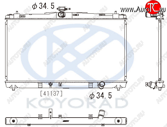 4 649 р. CAMRY РАДИАТОР ОХЛАЖДЕН AT KOYORAD tycam11-910  с доставкой в г. Керчь