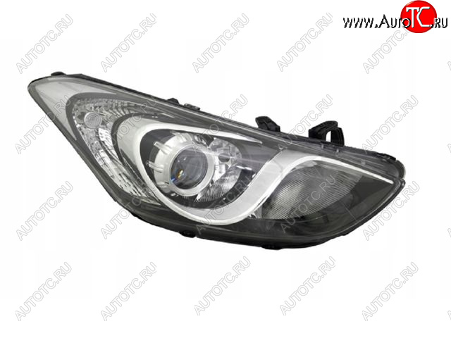 8 299 р. Правая фара (корректор, линзован) BODYPARTS Hyundai I30 2 GD дорестайлинг, хэтчбэк 5 дв. (2011-2015)  с доставкой в г. Керчь