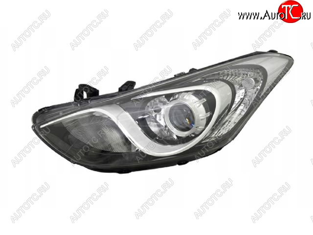 16 599 р. Левая фара (с электрокорректором, линзован) BodyParts  Hyundai I30 2 GD дорестайлинг, хэтчбэк 5 дв. (2011-2015)  с доставкой в г. Керчь