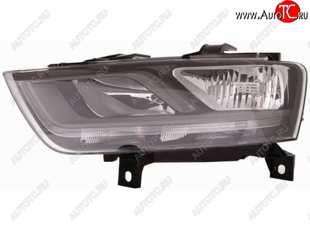 0 р. Левая фара (c электрокорректором) DEPO  Audi Q3  8U (2011-2015) дорестайлинг  с доставкой в г. Керчь