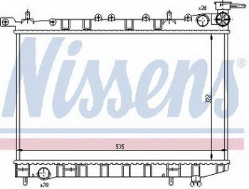 N14 (B13 1.5 1.6) РАДИАТОР ОХЛАЖДЕН MT 1.4 1.6 BODYPARTS nnn1491-910