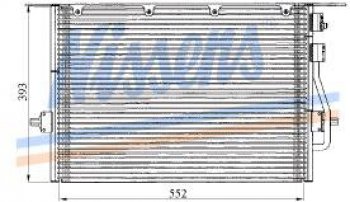 MONDEO (COUGAR 99-) КОНДЕНСАТОР КОНДИЦ BODYPARTS fdmon97-931