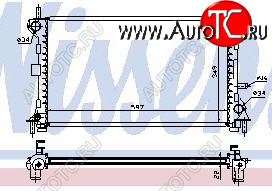 2 389 р. FOCUS РАДИАТОР ОХЛАЖДЕН (см.каталог) BODYPARTS fdfoc98-912  с доставкой в г. Керчь