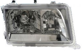 W124 ФАРА Л+П (КОМПЛЕКТ) ТЮНИНГ ПРОЗРАЧ ХРУСТАЛ (EAGLE EYES) ВНУТРИ ХРОМ EAGLE EYES md12493-003h-n