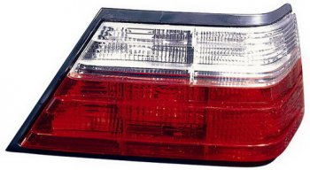 W124 ФОНАРЬ ЗАДН ВНЕШН ПРАВ ТЮНИНГ ПРОЗРАЧ ХРУСТАЛ КРАСН-БЕЛ BODYPARTS md12483-742rw-r