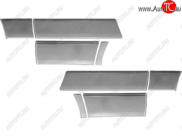 9 649 р. W124 МОЛДИНГ КУЗОВА Л+П (КОМПЛЕКТ) С ХРОМ МОЛДИНГ (8 шт) BODYPARTS md12490-545-n  с доставкой в г. Керчь