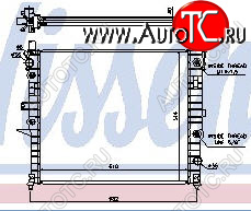 11 649 р. W163ML РАДИАТОР ОХЛАЖДЕН (NISSENS) (см.каталог) NISSENS md16397-910  с доставкой в г. Керчь