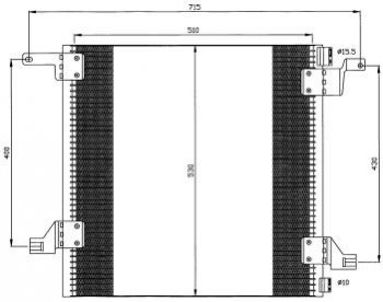 W163ML КОНДЕНСАТОР КОНДИЦ (NRF) (GERI) (NISSENS) (см.каталог) NISSENS md16397-930