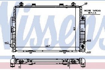 W140 РАДИАТОР ОХЛАЖДЕН (см.каталог) BODYPARTS md14090-911