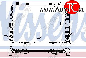 8 849 р. W140 РАДИАТОР ОХЛАЖДЕН (см.каталог) BODYPARTS md14090-911  с доставкой в г. Керчь
