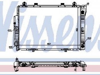 W140 РАДИАТОР ОХЛАЖДЕН (см.каталог) BODYPARTS md14091-911