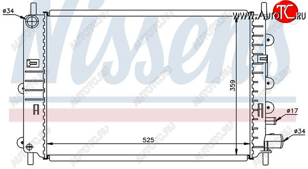 1 769 р. ESCORT (ESCORT 96-) РАДИАТОР ОХЛАЖДЕН (см.каталог) BODYPARTS fdesc90-914  с доставкой в г. Керчь