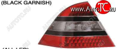 27 999 р. W220 ФОНАРЬ ЗАДН ВНЕШН Л+П (КОМПЛЕКТ) ДИЗАЙН W221 ПОЛНОСТЬЮ С ДИОД С ЧЕРН МОЛДИНГ КРАСН-ТОНИР EAGLE EYES md22098-741rt-n  с доставкой в г. Керчь