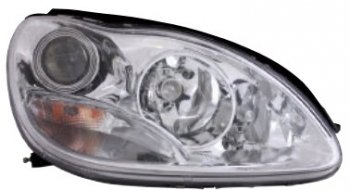 W220 ФАРА Л+П (КОМПЛЕКТ) ТЮНИНГ ЛИНЗОВАН (DEVIL EYES) С 2 СВЕТЯЩ ОБОДК БЕЗ КОРРЕКТОР (EAGLE EYES) ВНУТРИ ХРОМ EAGLE EYES md22098-004h-n