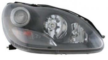 W220 ФАРА Л+П (КОМПЛЕКТ) ТЮНИНГ ЛИНЗОВАН (DEVIL EYES) С 2 СВЕТЯЩ ОБОДК БЕЗ КОРРЕКТОР (EAGLE EYES) ВНУТРИ ЧЕРН EAGLE EYES md22098-004b-n
