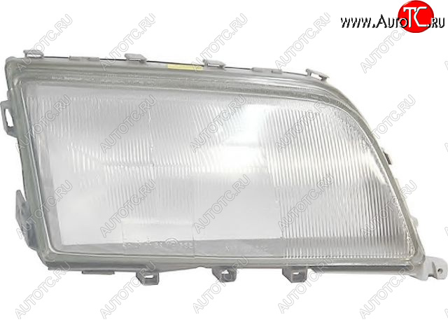 2 299 р. Правое стекло передней фары (пр-во Китай) BODYPARTS Mercedes-Benz C-Class W202 дорестайлинг седан (1993-1997) (ребристое)  с доставкой в г. Керчь